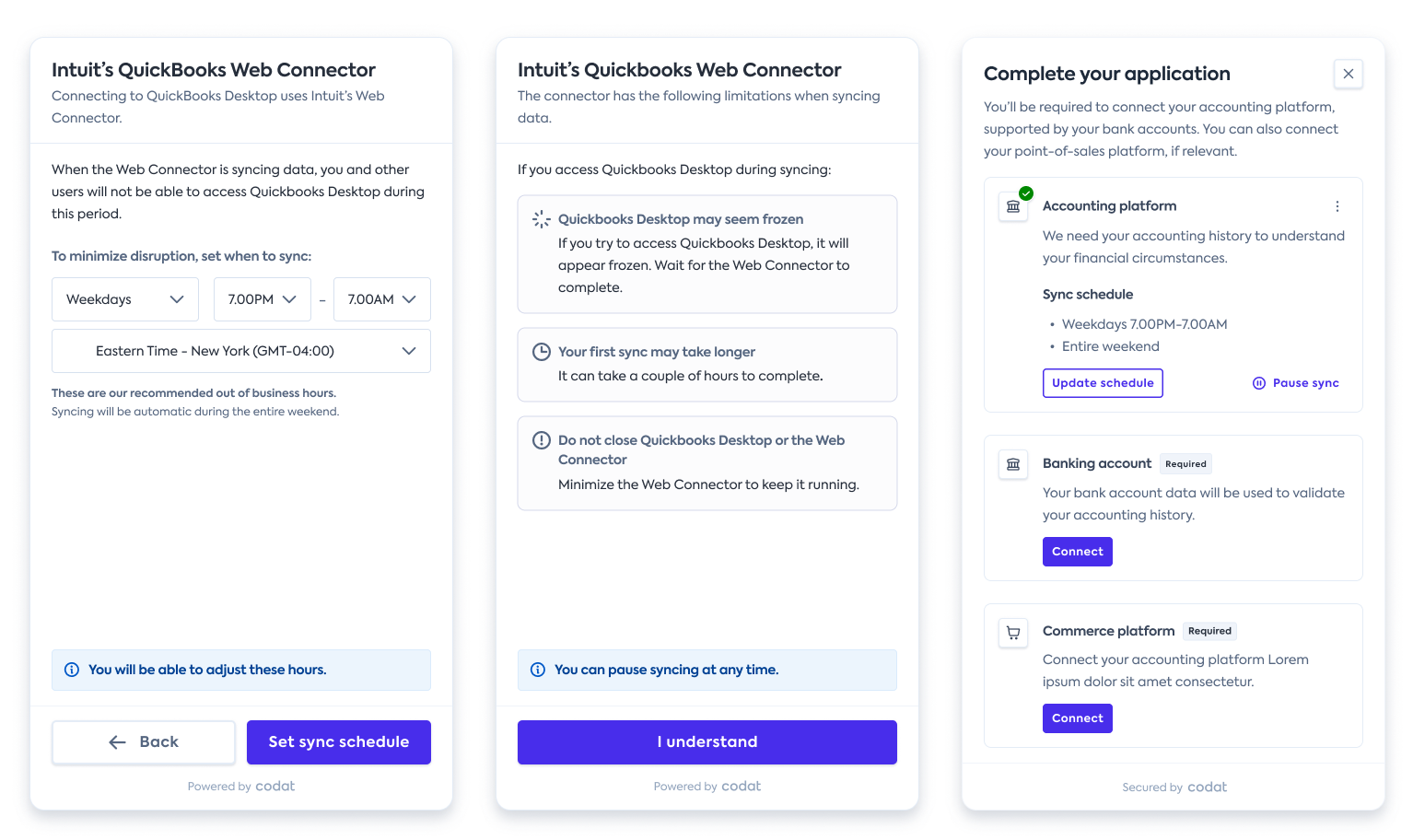 Screenshot showing the Connection Management SDK landing page before and after the change, with the old title 'Manage connections' replaced by the new title 'Manage connected accounts'.